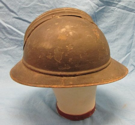  Italian WWI Adrian Pattern Helmet Shell — image 3