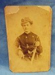 French, Franco-Prussian War Soldier CDV, February 1871