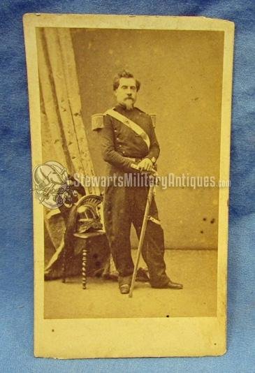  French, 2nd Empire Dragoon Officer CDV — image 2
