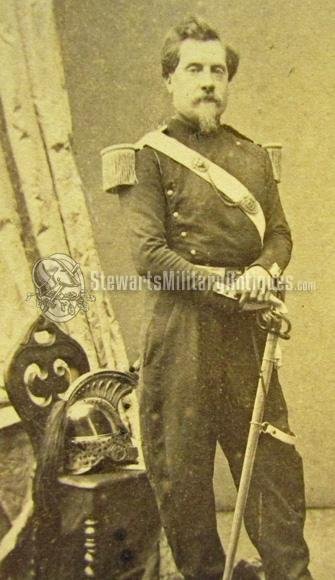  French, 2nd Empire Dragoon Officer CDV — image 3