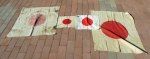 Japanese WWII Flag Lot, Four Total