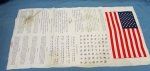 US Early Vietnam War, American Flag Blood Chit, 14 Languages