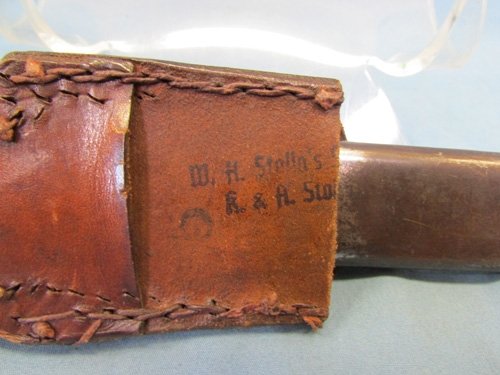  Japanese WWII Type 30 Bayonet, Leather Frog, Matsushita Kinzoku — image 7