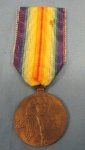Czechoslovakia WWI Victory Medal & Ribbon, Official, Type 2