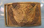 US Civil War, Rare Pattern M1851 Federal Belt Plate, Applied …