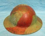 US-British, WWI 1st Model Helmet, Raw Edge, Brodie Patent Stamped