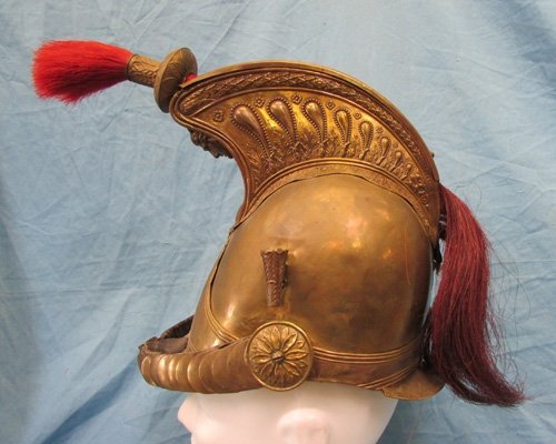  French Sapeurs-Pompiers Brass Helmet, Circa 1830-1840, Fire Department — image 4