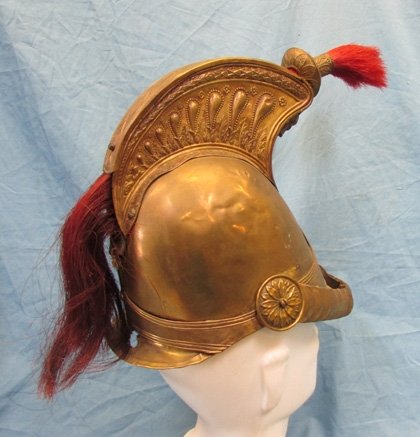  French Sapeurs-Pompiers Brass Helmet, Circa 1830-1840, Fire Department — image 6