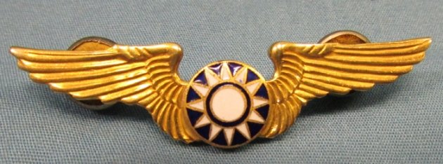  Chinese WWII, Two Inch Pilot Wings — image 2