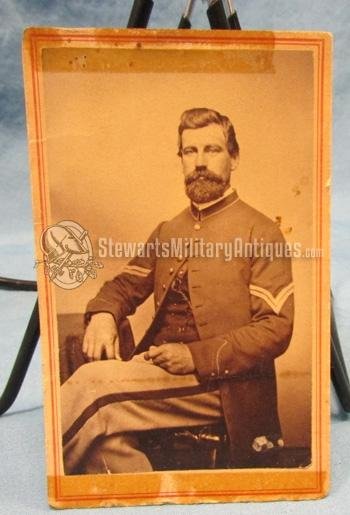  US Civil War Identified Union Infantry Corporal, Alexandria Va. Photographers Backmark — image 2
