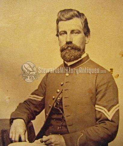 US Civil War Identified Union Infantry Corporal, Alexandria Va. Photographers Backmark — image 3