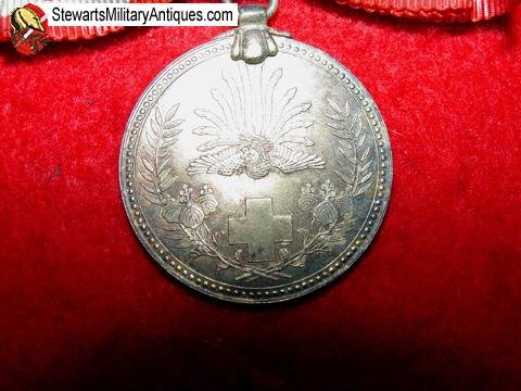  Japanese Red Cross Womans Membership Medal, Silver, Cased — image 6