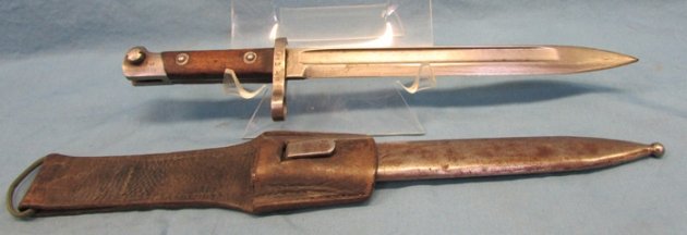  Czech WWII VZ24 Mauser Bayonet and Scabbard With Frog — image 4