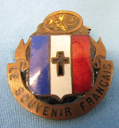  French WWI-WWII Souvenir Badge — image 2