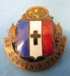 French WWI-WWII Souvenir Badge