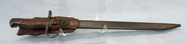  Japanese WWII Type 30 Bayonet & Frog, Kokura Mfg — image 2