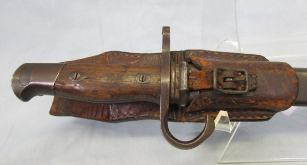  Japanese WWII Type 30 Bayonet & Frog, Kokura Mfg — image 3