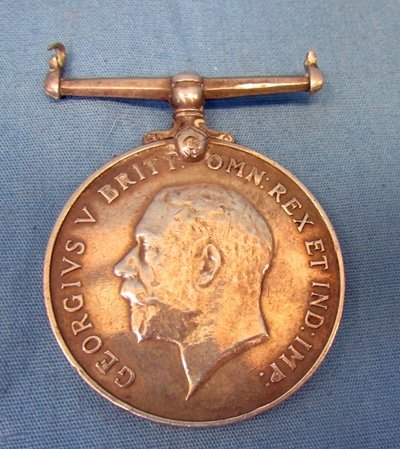  British WWI War Medal, Notts & Derby Rgt — image 2