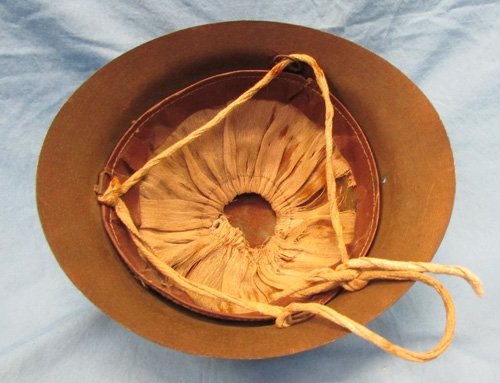  Japanese WWII Civil Defense Steel Helmet, Green Cross — image 4