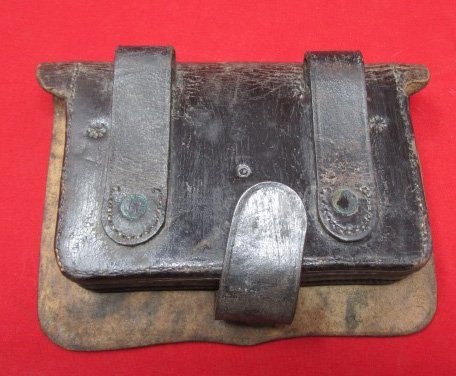 US Civil War, Colt .44 Cal. Army Pistol Cartridge Box, J. Davy Co. Mfg — image 4