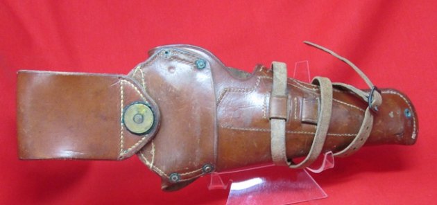 US WWI, M1912 Mounted.M1911 .45 Pistol Holster, Private Purchase — image 4