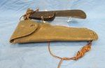 US WWII USAAF Type A1 Survival Machete & Holster, Camillus …
