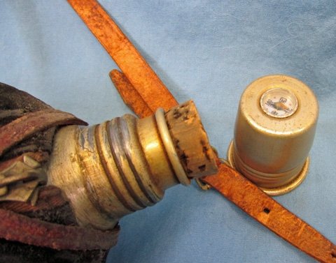  Japanese WWII Child'd Canteen, Compass In Cap — image 5