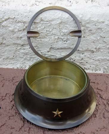 Japanese WWII Army Metal Ashtray — image 3