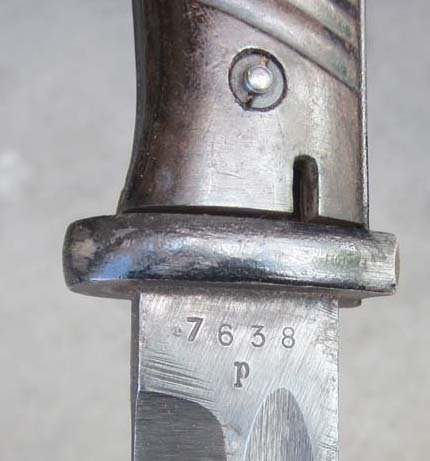 German WWII S84/98 Bayonet & Frog, Mismatch — image 6