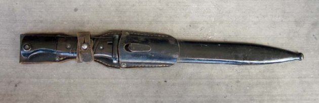 German WWII S84/98 Bayonet & Frog, Mismatch — image 8