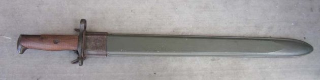 US WWI-WWII 1905/42 Bayonet, SA 1906 Blade, WWII Scabbard — image 7