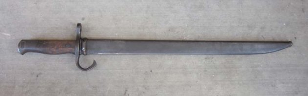 Japanese WWII Type 30 Bayonet & Scabbard, Kokura Mfg. — image 3
