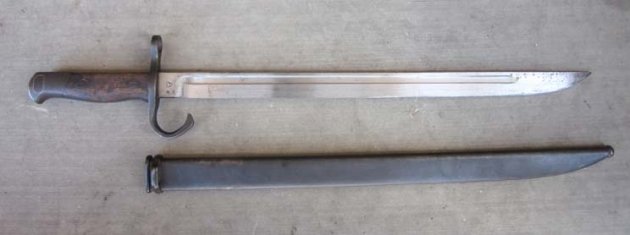Japanese WWII Type 30 Bayonet & Scabbard, Kokura Mfg. — image 5