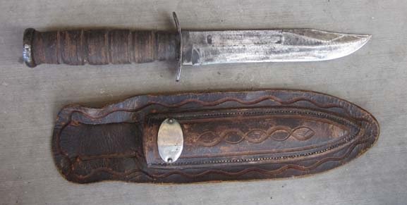 US WWII Marine/Sailor Used, Mk2 Camillus Utility Knife — image 4
