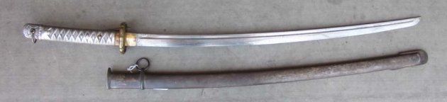 Japanese WWII Army NCO Type 95 Sword, Matching Numbers — image 6