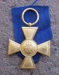 German Imperial Era 25 Year Long Service Cross