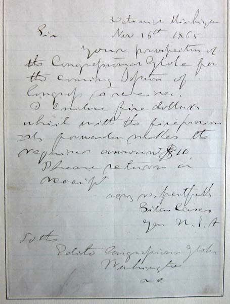 US Civil War Letter, General Silas Casey 1865, Author 'Infantry Tactics' — image 2