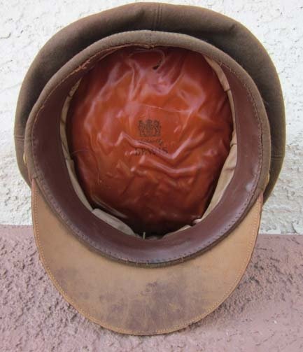 US WWII Army Officers Visor Hat, Lewis Brand, Size 7 — image 5