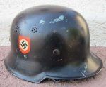 German WWII Police Steel Helmet & Liner