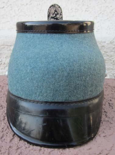 German WWII Municipal Police Enlisted Shako, Robert Lubstein — image 4