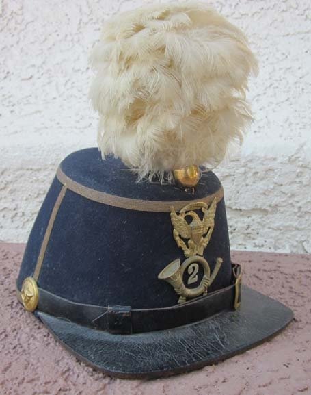 US Indian War Era 1872 Pattern Infantry Shako — image 2