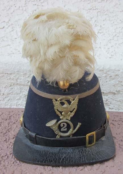 US Indian War Era 1872 Pattern Infantry Shako — image 3