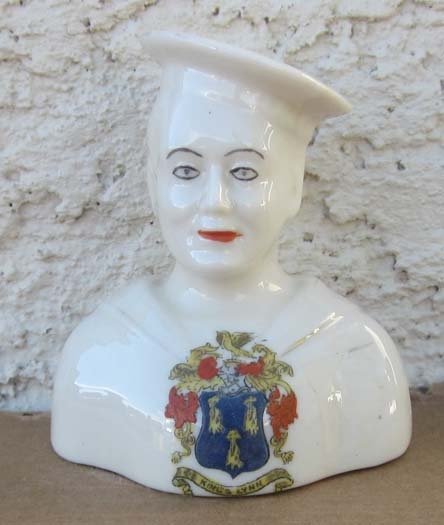 British WWI Era, Patriotic Homefront Crestware Collection, 18 Pieces — image 14