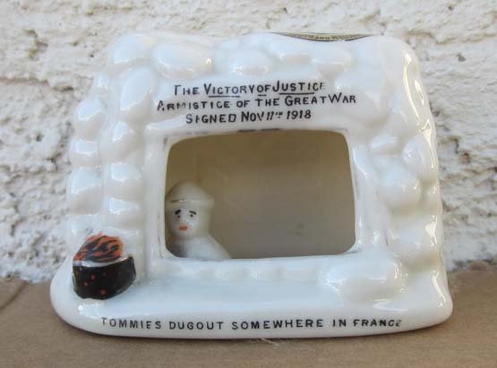 British WWI Era, Patriotic Homefront Crestware Collection, 18 Pieces — image 16