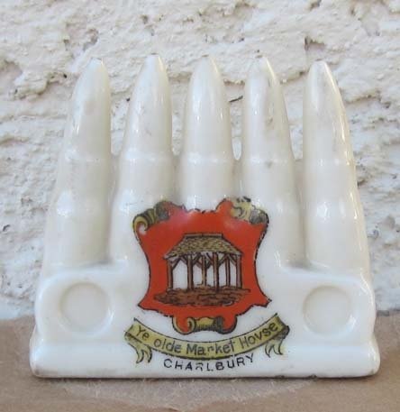 British WWI Era, Patriotic Homefront Crestware Collection, 18 Pieces — image 7