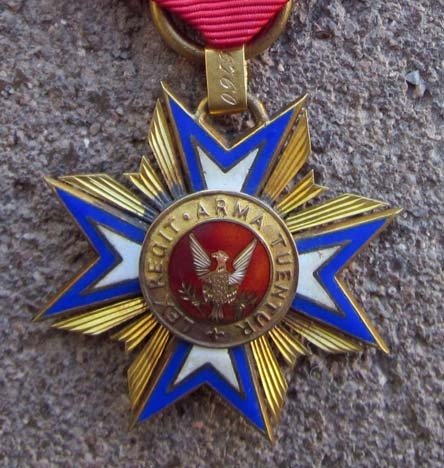 US Civil War Mollus Medal, 14k Gold, #6760, 155th Pennsylvania Infantry — image 3