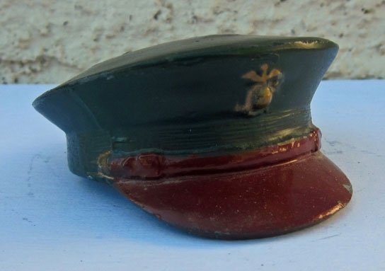 US WWII Patriotic Bottle Opener, USMC Officers Hat — image 2