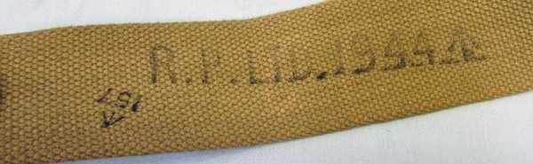  British WWII P37 Pattern Canteen 1944 Dated Strap — image 3