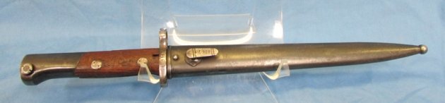  Yugoslavian M1924 Short Rifle Bayonet, Matching 8167 — image 2