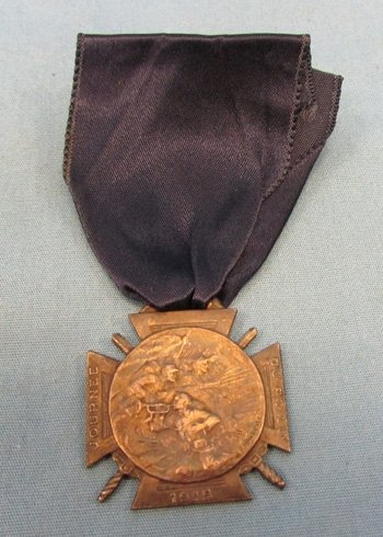 French WWI Veterans Medal, 1914-16 — image 2
